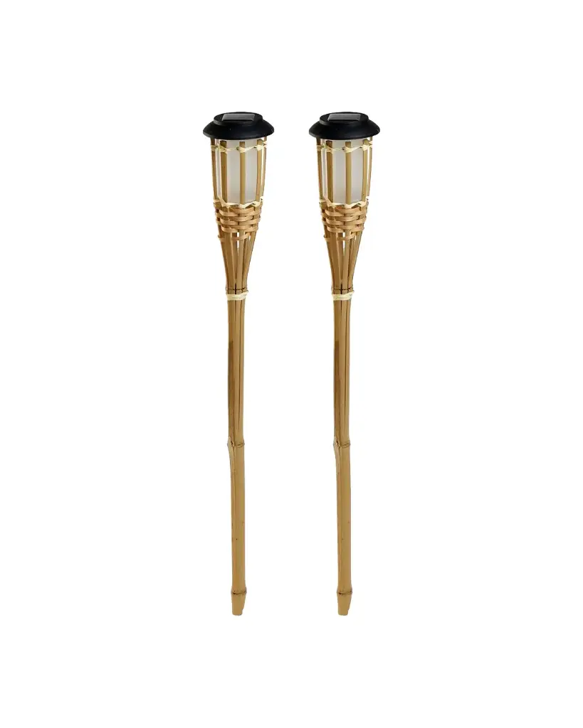 Torches en bambou