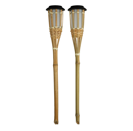Torches en bambou