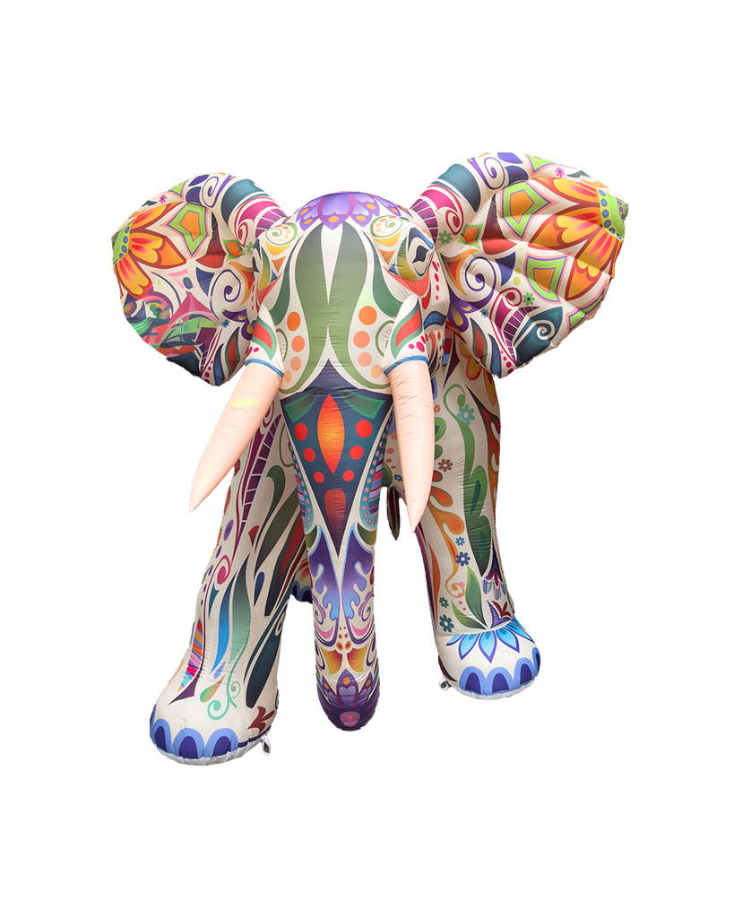 elephant blanc et couelur 