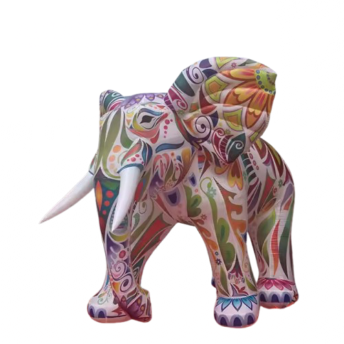 elephant blanc et couelur 