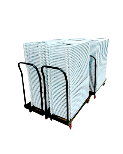 [M1007] Chariot avec 50 chaises pliantes
