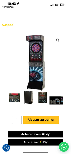 [J5007] Jeux de flechette 