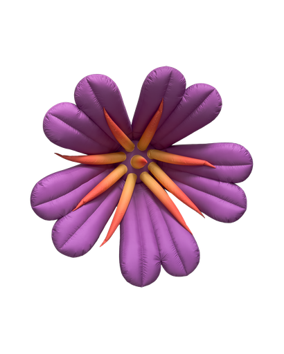 [GD7004] Fleur fuchsia 