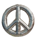 [GD7072] Symbole de la Paix Argenté